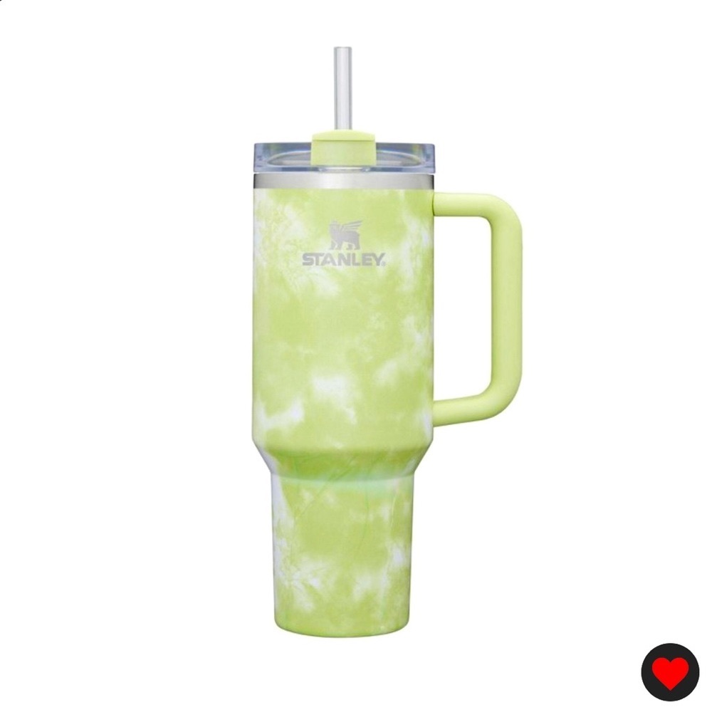 NWT Stanley 40oz Quencher Citron Tie Dye H2.0 Tumbler - Picture 4 of 16